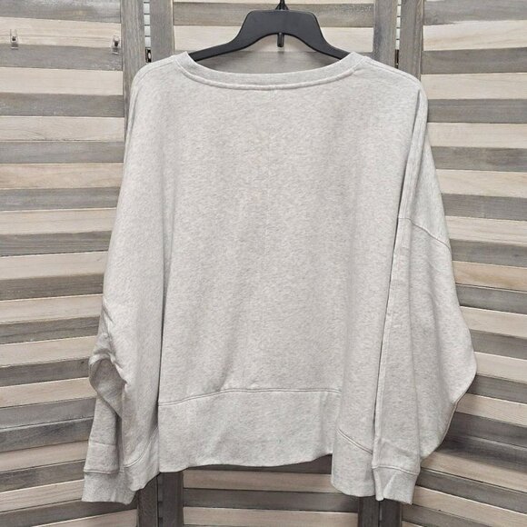 Plus Size Cotton Fleece Crewneck Cropped Sweatshirt | All in Motion | 4X - Picture 6 of 11